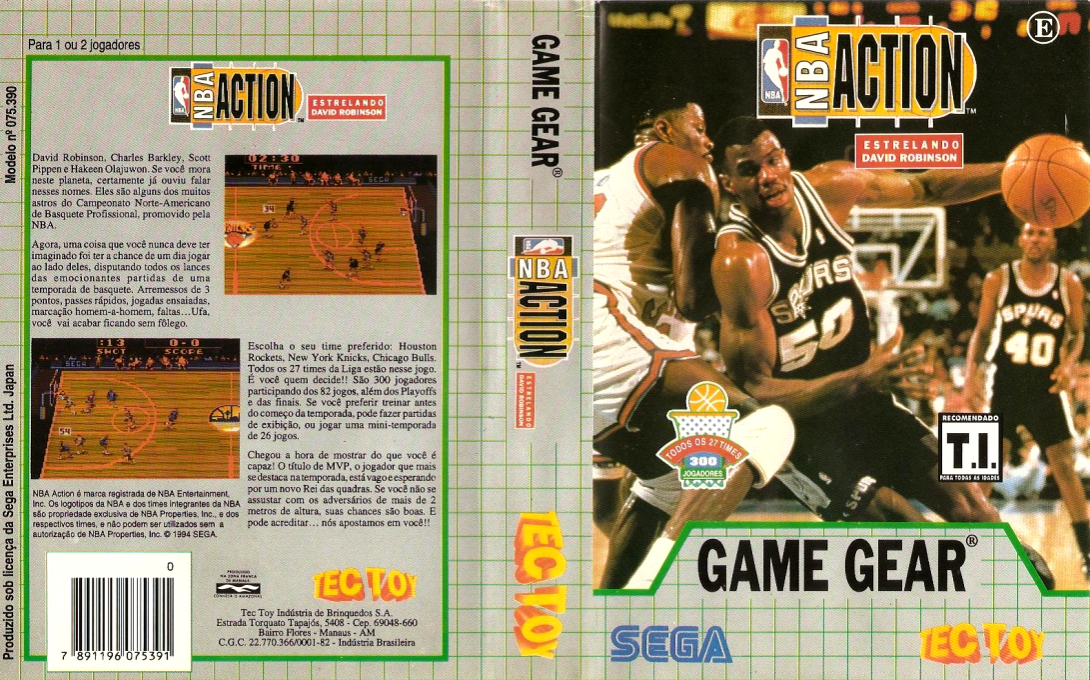 Nba Action Starring David Robinson — box-texture (BR)