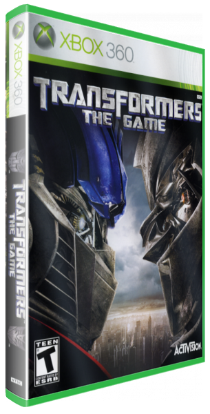 Transformers - The Game — box-3D (US)