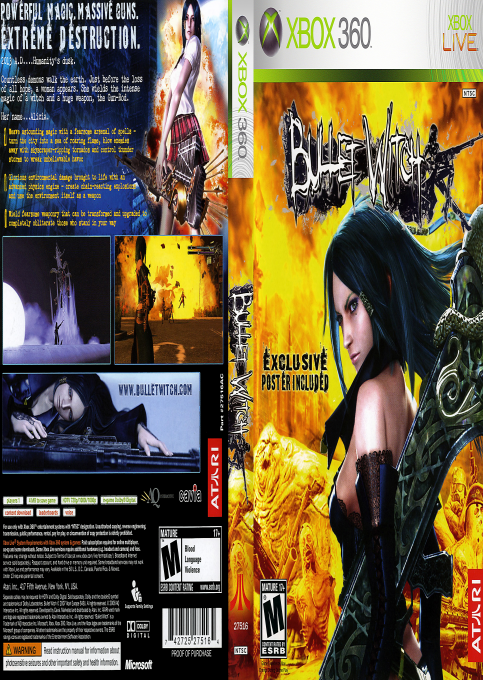 Bullet Witch — box-2D-back (US)