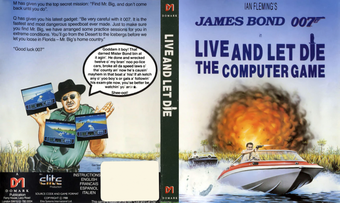 Live and Let Die — box-texture (EU)