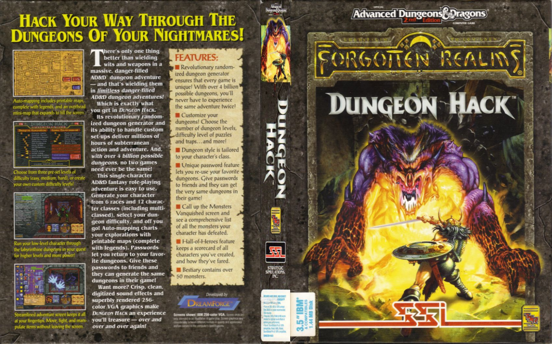 Dungeon Hack — box-texture (US)