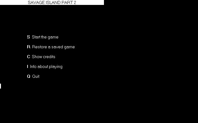 Savage Island Part 2 — sstitle (WOR)
