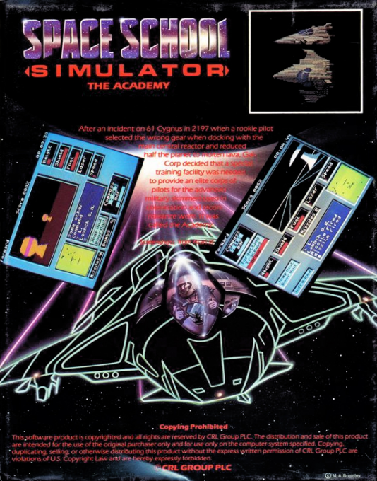 Academy - Tau Ceti II — box-2D-back (US)