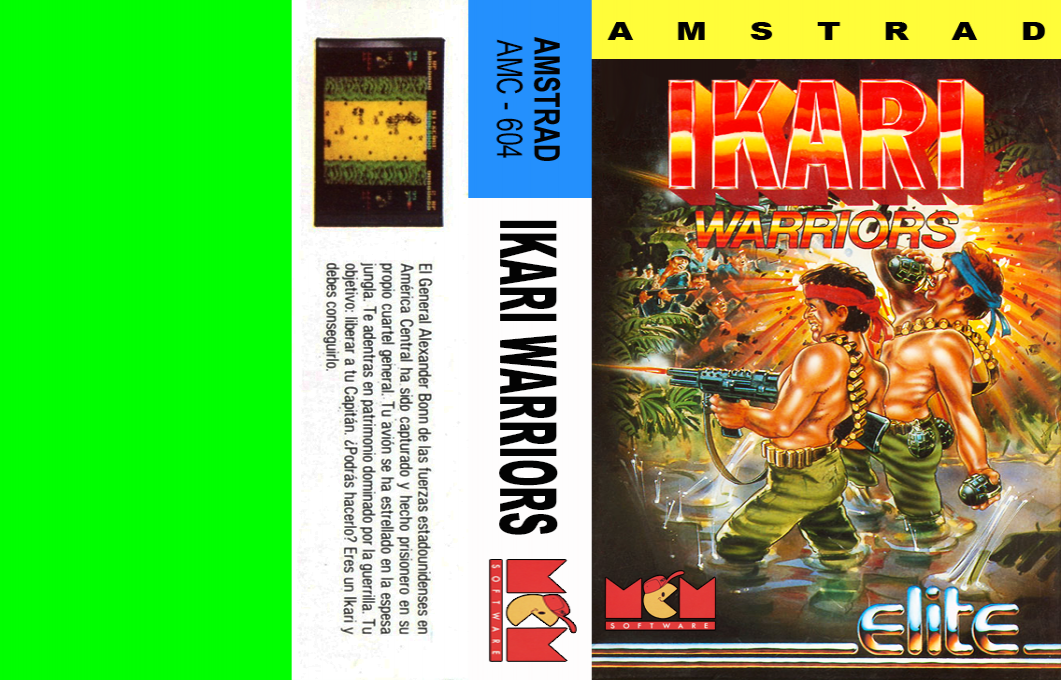 Ikari Warriors — box-texture (SP)