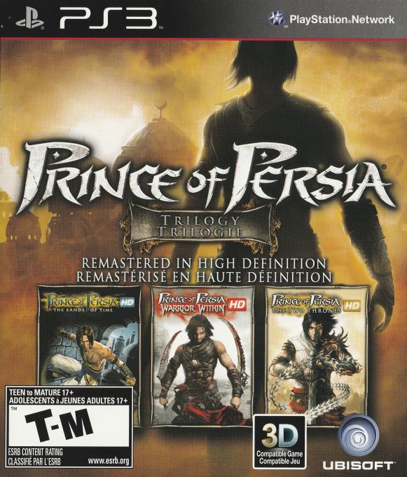 Prince of Persia Trilogy — box-2D (CA)
