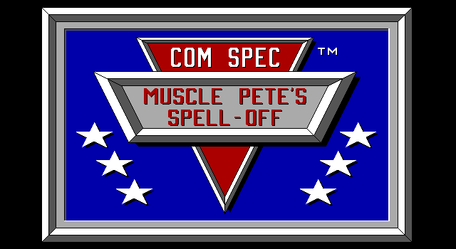 Muscle Pete's Spell Off — sstitle (US)