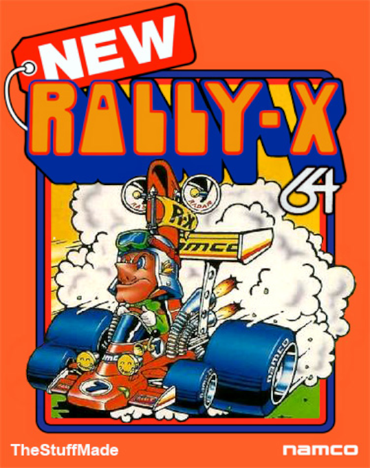 New Rally-X 64 box art