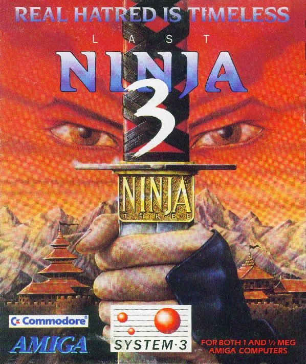 Last Ninja 3 box art