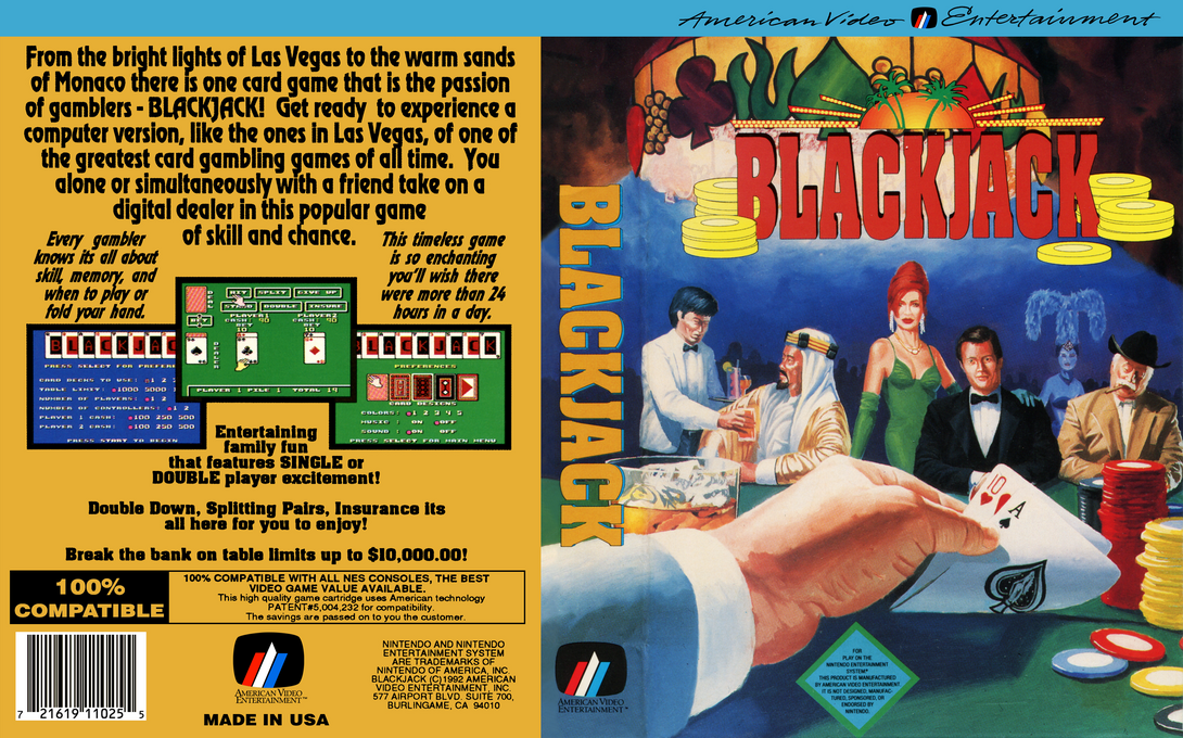 Blackjack — box-texture (US)