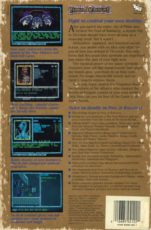 Curse Of The Azure Bonds — box-2D-back (US)