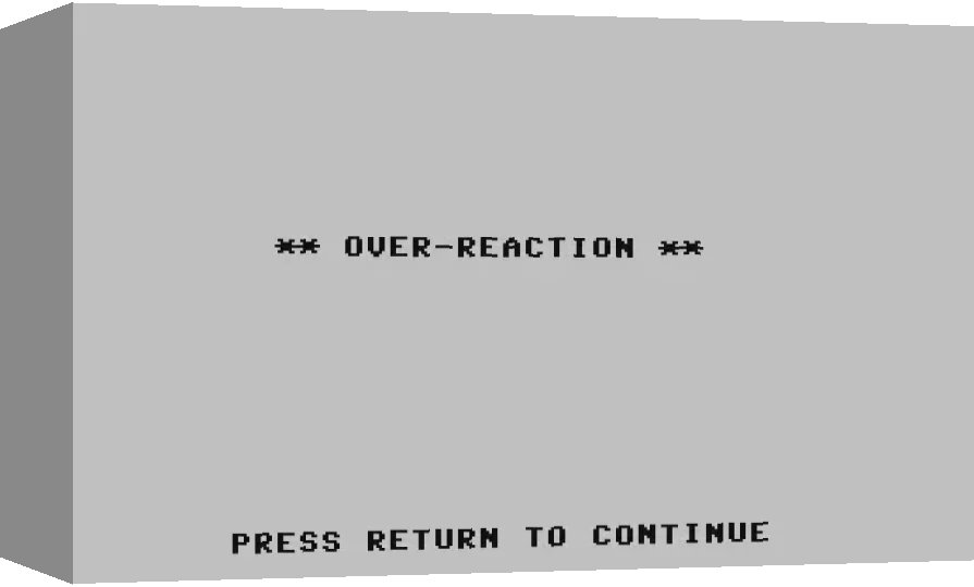 Over-Reaction — box-3D (WOR)
