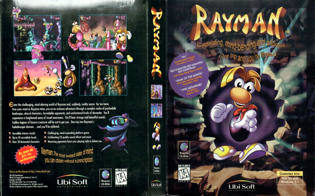 Rayman — box-texture (US)