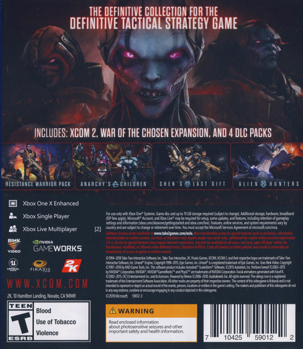 XCOM 2 — box-2D-back (US)