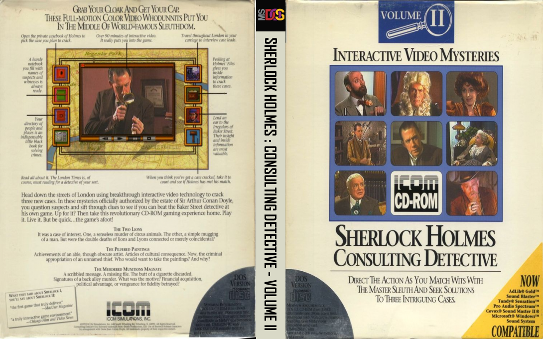 Sherlock Holmes - Consulting Detective Volume 2 — box-texture (US)