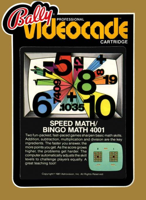 Speed Math+bingo Math box art