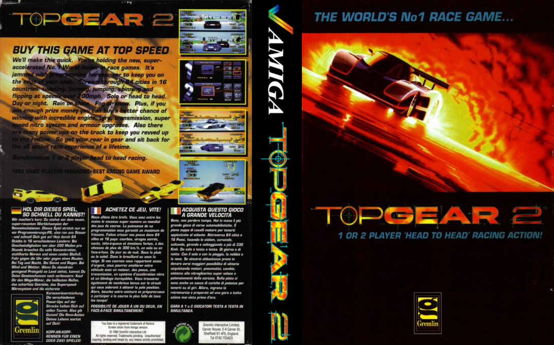 Top Gear 2 — box-texture (WOR)