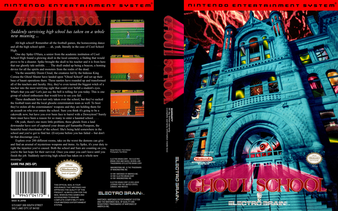 Ghoul School — box-texture (US)