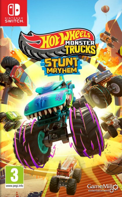 Hot Wheels Monster Trucks - Stunt Mayhem box art