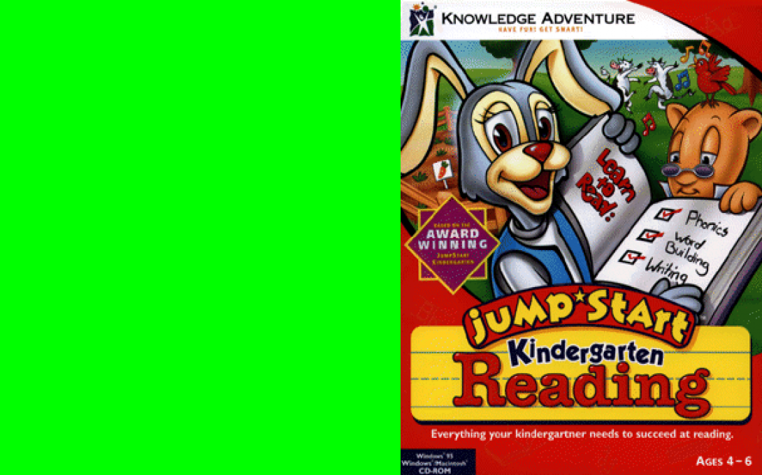 JumpStart Kindergarten Reading — box-texture (WOR)