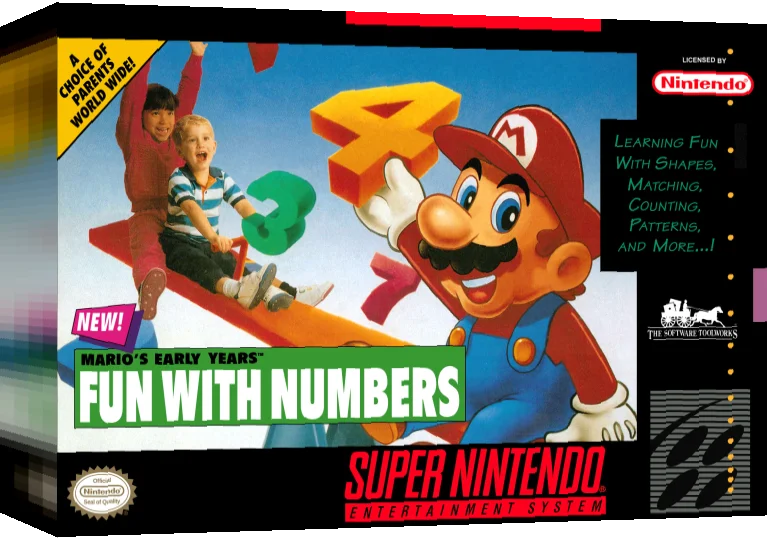 Mario's Early Years - Fun with Numbers — box-3D (US)
