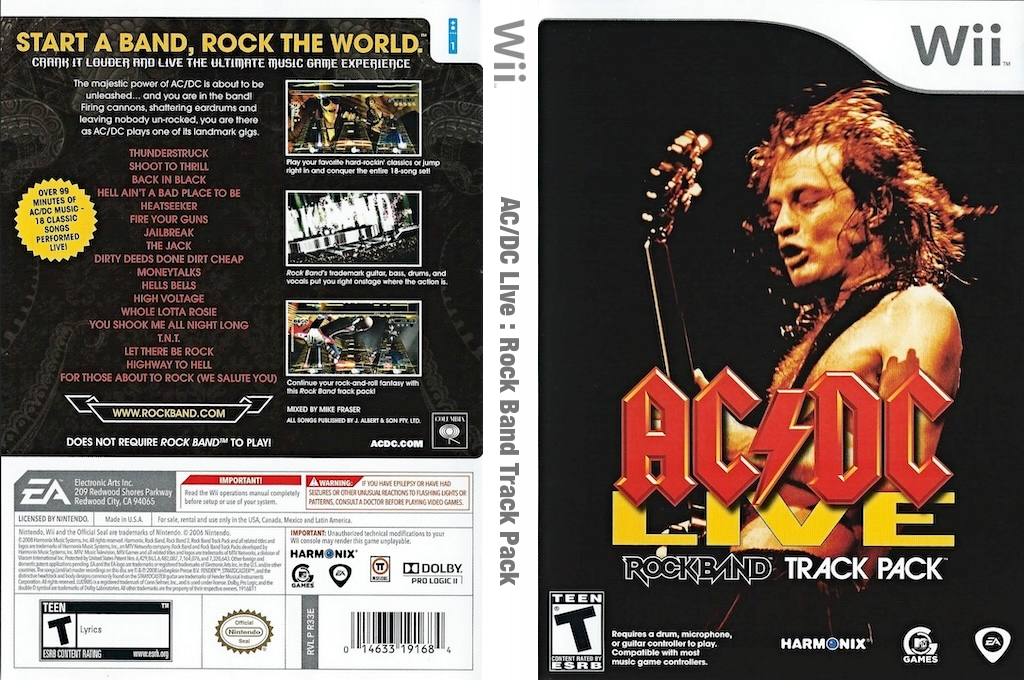 AC-DC Live - Rock Band Track Pack — box-texture (US)