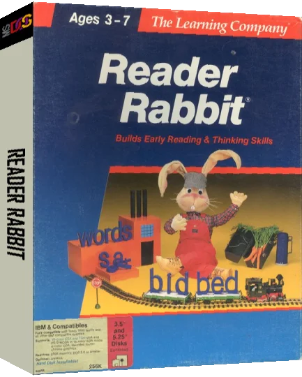 Reader Rabbit — box-3D (US)