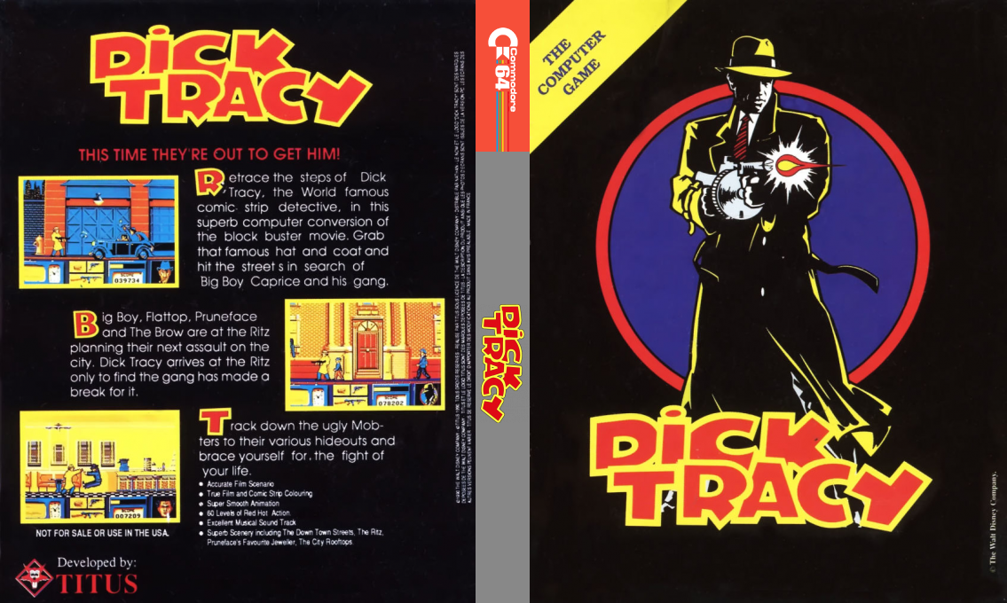 Dick Tracy — box-texture (EU)