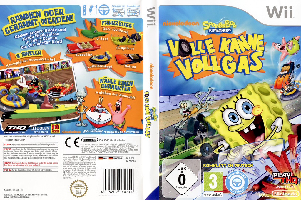 Spongebob's Boating Bash — box-texture (DE)