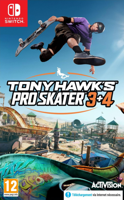 Tony Hawk's Pro Skater 3 + 4 box art