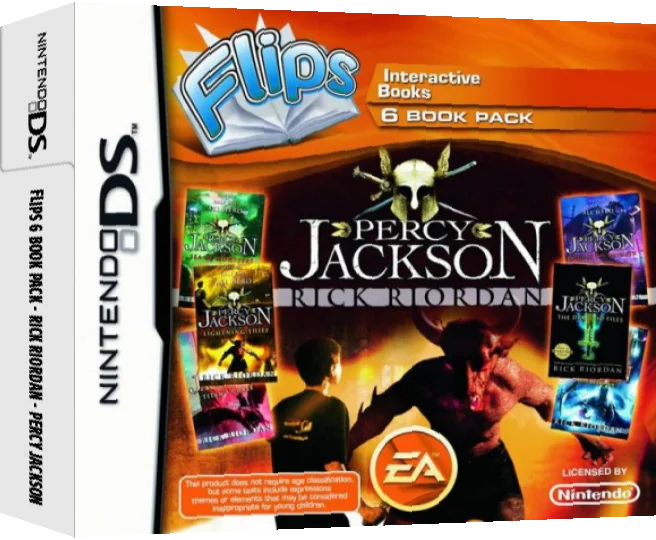 Flips 6 Book Pack - Rick Riordan - Percy Jackson — box-3D (EU)