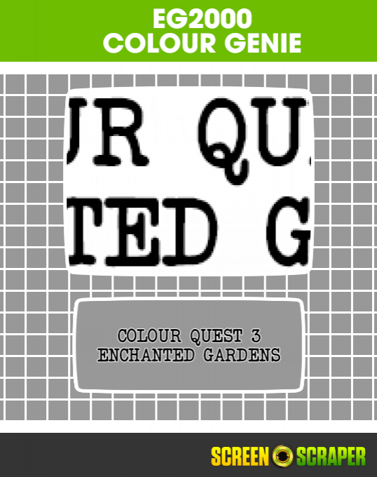 Colour Quest 3 - Enchanted Gardens — box-2D (SS)