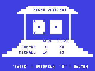 Sechs verliert — ss (DE)