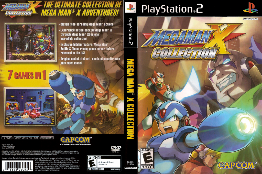 Mega Man X Collection — box-texture (US)