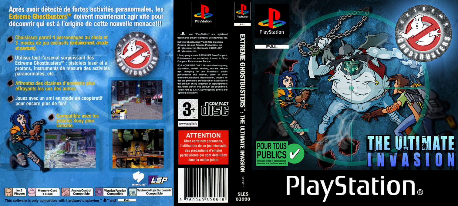 Extreme Ghostbusters - The Ultimate Invasion — box-texture (FR)