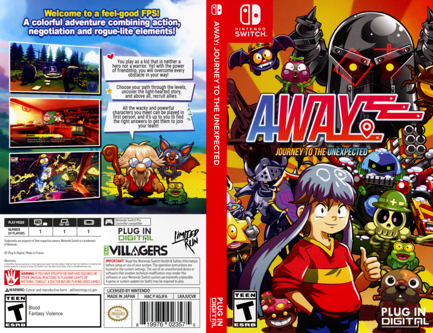 AWAY - Journey to the Unexpected — box-texture (US)