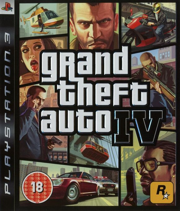 Grand Theft Auto IV — box-2D (UK)