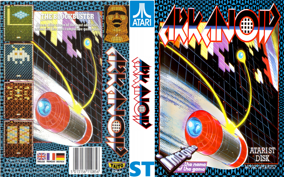 Arkanoid — box-texture (EU)