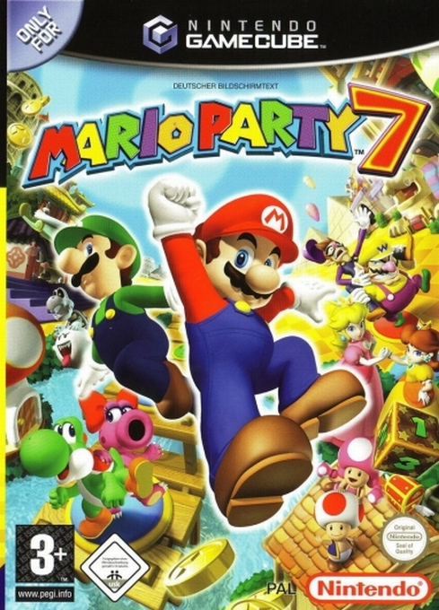Mario Party 7 — box-2D (DE)