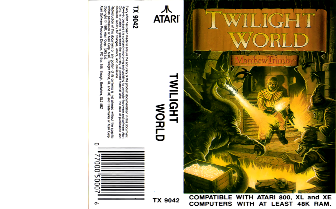 Twilight World — box-texture (UK)