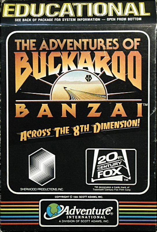 Adventures of Buckaroo Banzai, The - Across the 8th Dimension! box art