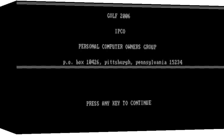 Golf — box-3D (WOR)
