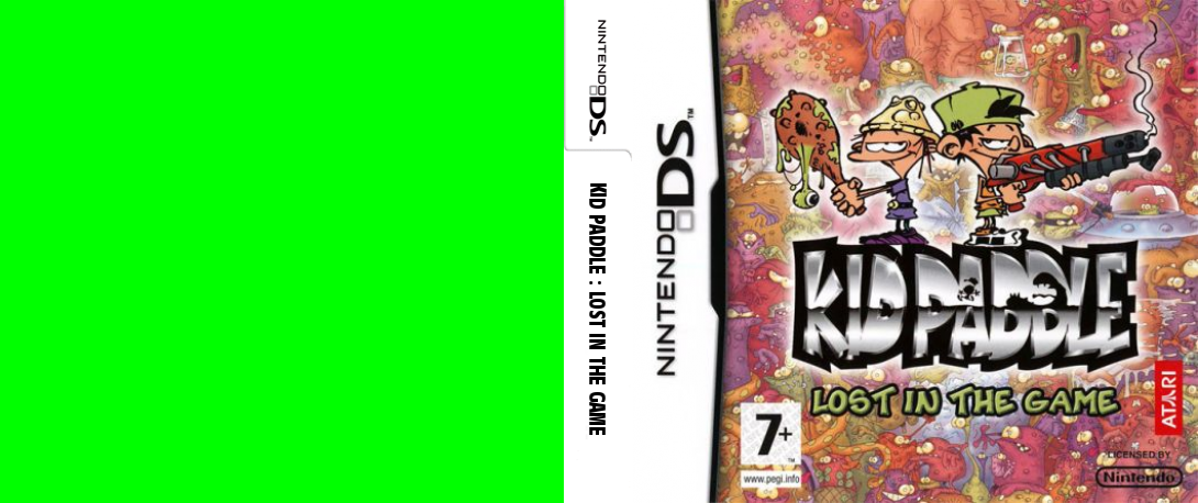 Kid Paddle - Lost in the Game — box-texture (EU)