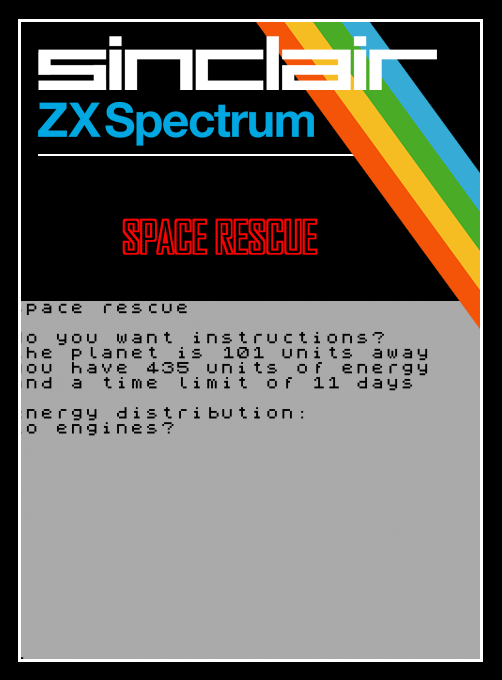 Space Rescue box art