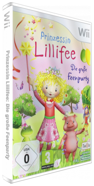 Princess Lillifee - The Big Fairy Party — box-3D (DE)