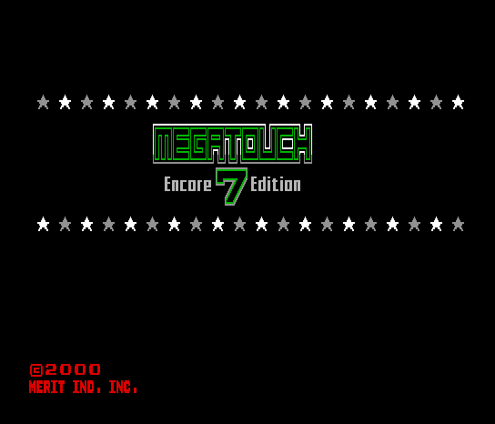 Megatouch 7 Encore Edition — sstitle (WOR)