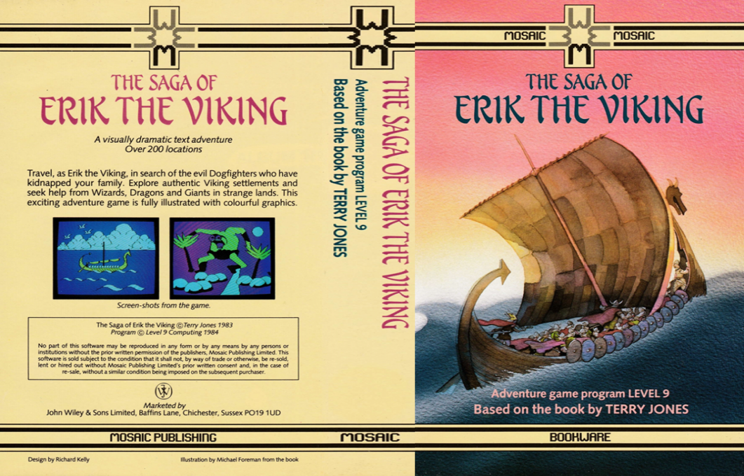 Saga Of Erik The Viking, The — box-texture (EU)