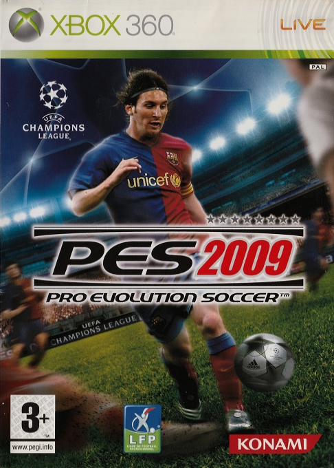 Pro Evolution Soccer 2009 box art