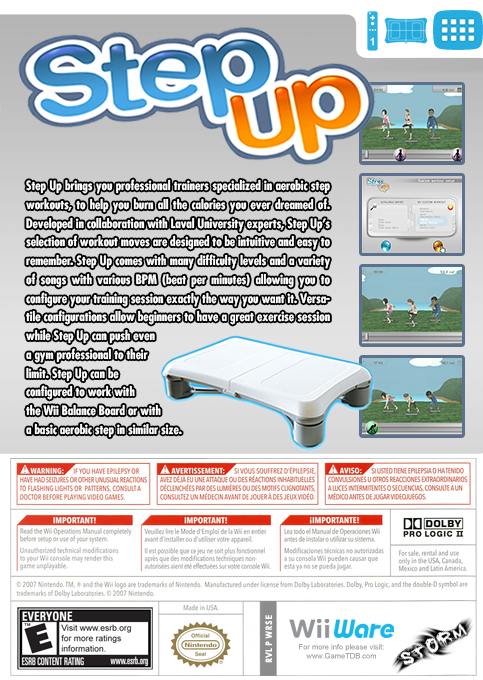 Step Up — box-2D-back (US)
