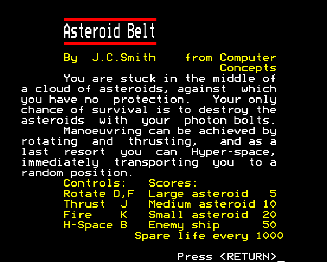 Asteroid Belt — sstitle (WOR)