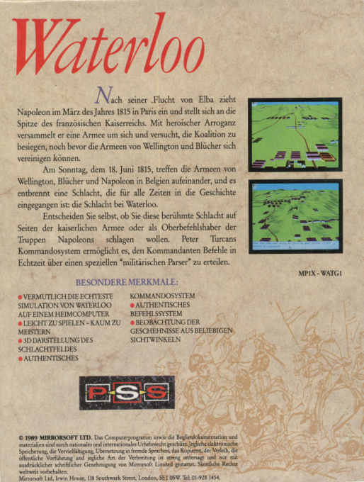 Waterloo — box-2D-back (DE)